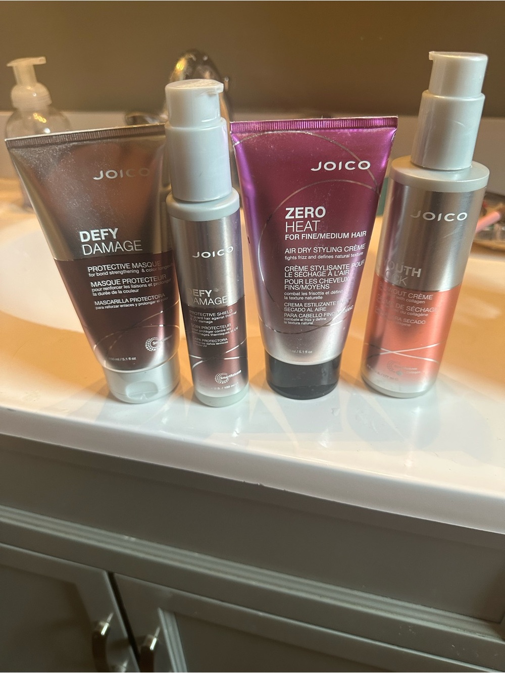 Joico Hair Styling & Treatment Set in Pink and Silver